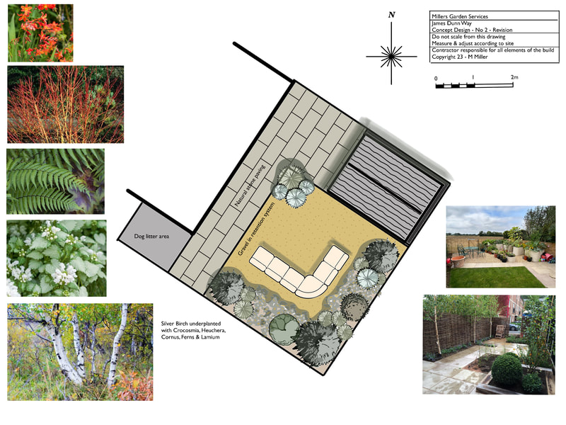 Courtyard garden design haverhill